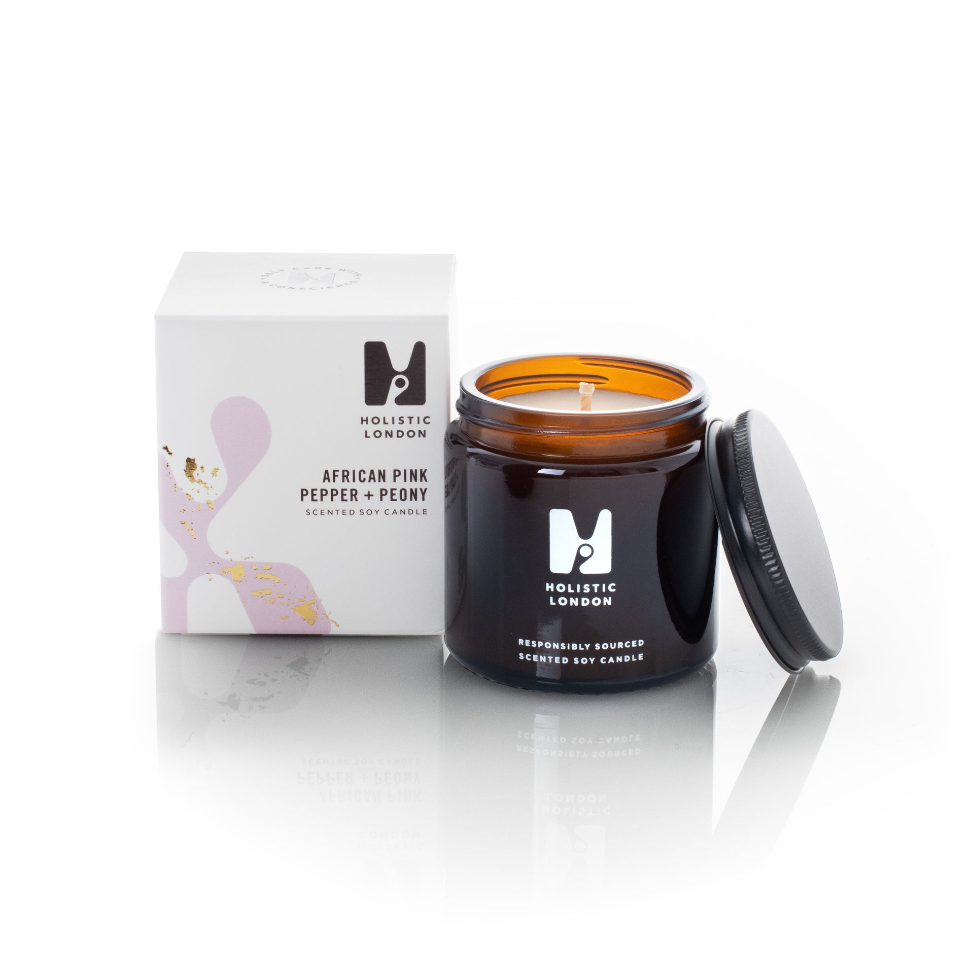AFRICAN PEPPER + PEONY SCENTED CANDLE