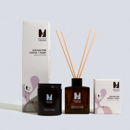 AFRICAN PINK PEPPER + PEONY REED DIFFUSER