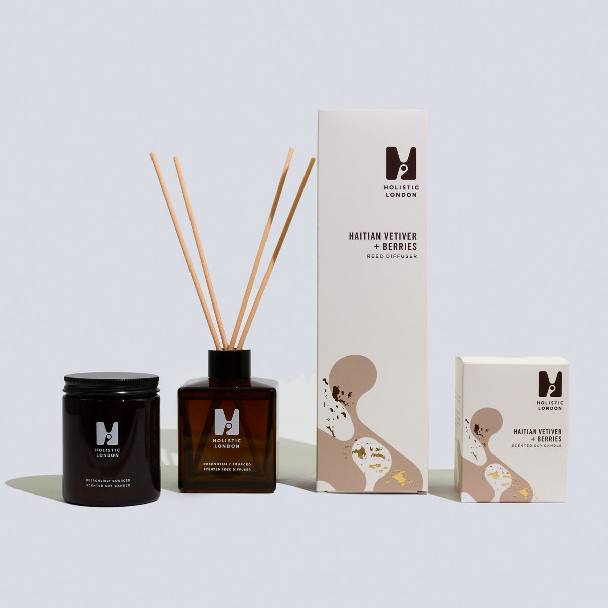 Diffuser Hateberry HAITIAN VETIVER + BERRIES REED DIFFUSER – Holistic London Co
