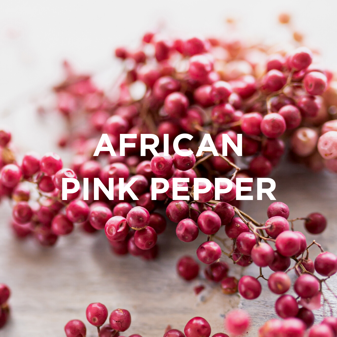 AFRICAN PINK PEPPER + PEONY SCENTED CANDLE